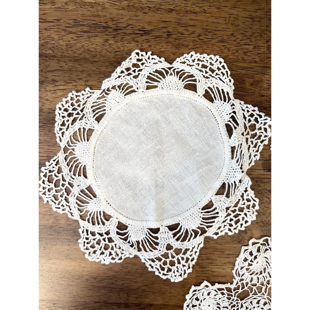 Vintage three doilies